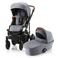 Детская коляска Britax Roemer Smile 3 2 в 1 (Frost Grey
						
					) — Фото