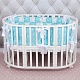 Бортики Бонбон в кроватку Amarobaby Royal Care, 6 предметов фото 4