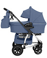 Детская коляска Carrello Vista Air CRL-6506 2 в 1 (Denim Blue
						
					) — Фото