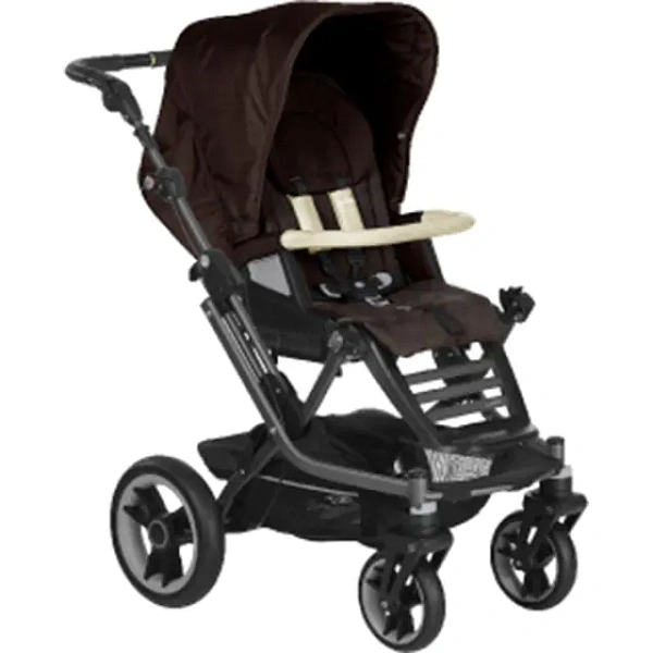 Детская коляска Teutonia Mistral S V4 Titanium Теутония Мистраль С В4 Титаниум 2 в 1 WHL3 HB с ручным тормозом фото 1