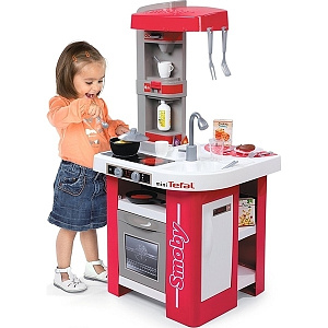 Электронная кухня Smoby Tefal Studio 311022 со звуком, 27 аксессуаров