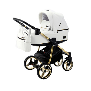 Детская коляска Adamex Verona Pro Poler 2 в 1, 100% экокожа