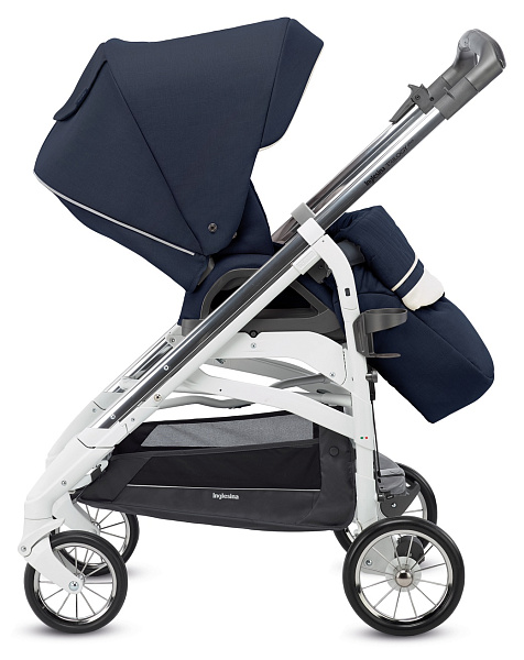 Детская коляска Inglesina Trilogy Plus System Quattro 4 в 1 на шасси Trilogy Plus Chrome White фото 8