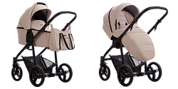Детская коляска Bebetto Verturro Pro 2 в 1, 100% экокожа