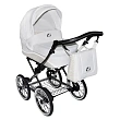 Детская коляска Nastella Luxe Eco 2 в 1, эко-кожа, шасси Black - Фото