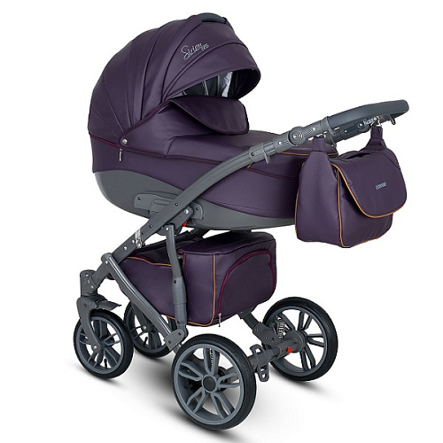 Детская коляска Camarelo Sirion Ecco 3 в 1, эко-кожа Детская коляска Camarelo Sirion Ecco 3 в 1, эко-кожа - Фото