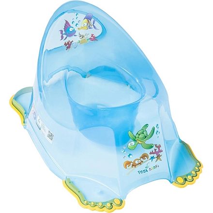 Нескользящий детский горшок Tega Baby Aqua
