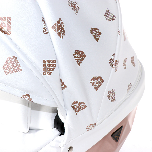 Детская коляска Junama Diamond Glow 2 в 1, эко кожа фото 9