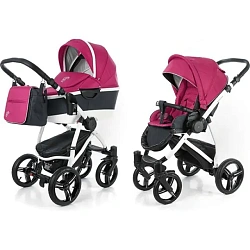Детская коляска Esspero Newborn Lux 2016 2 в 1, шасси White