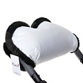 Муфта для рук Esspero Lit Leatherette Эко-кожа (White-Black) — Фото
