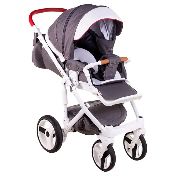 Детская коляска Adamex Monte Deluxe Carbon 2 в 1 фото 5