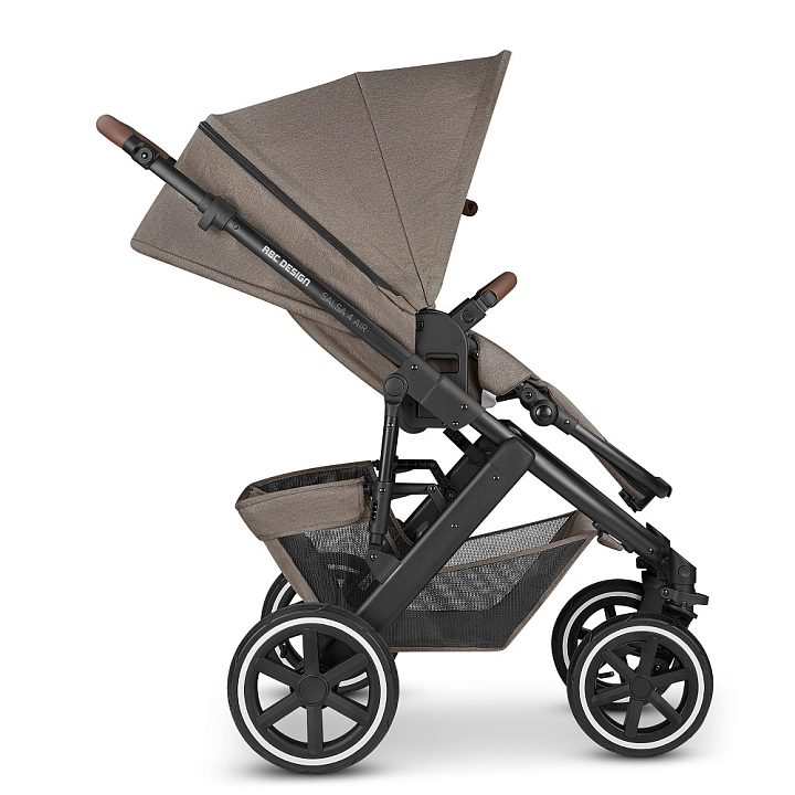 Детская коляска ABC-Design Salsa 4 Air 2023 2 в 1 на черной раме — как выглядит в жизни