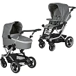 Детская коляска Teutonia Mistral S V4 Titanium Теутония Мистраль С В4 Титаниум 2 в 1 WHL3 HB с ручным тормозом - Фото