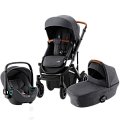 Детская коляска Britax Romer Smile 3 i-Size 3 в 1 (Midnight Grey
						
					) — Фото