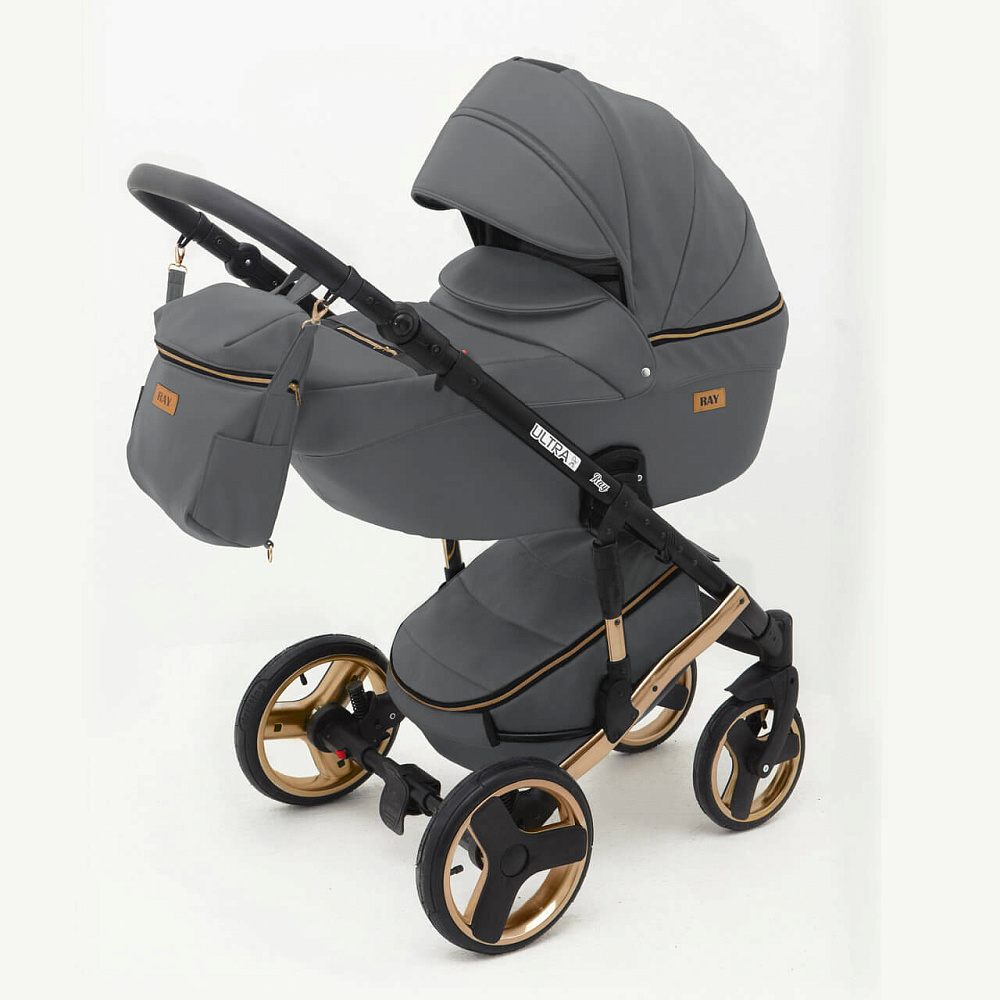Детская коляска Ray Ultra Miedz 2 в 1 - Фото
