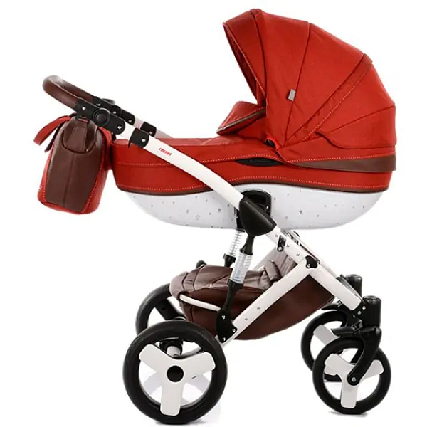 Детская коляска Junama Impulse Colors 2 в 1, ткань+эко-кожа фото 1