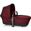 Коляска-люлька для новорожденного Cybex Priam Lux, шасси All Terrain Chrome (Infra Red
						
					) — Фото