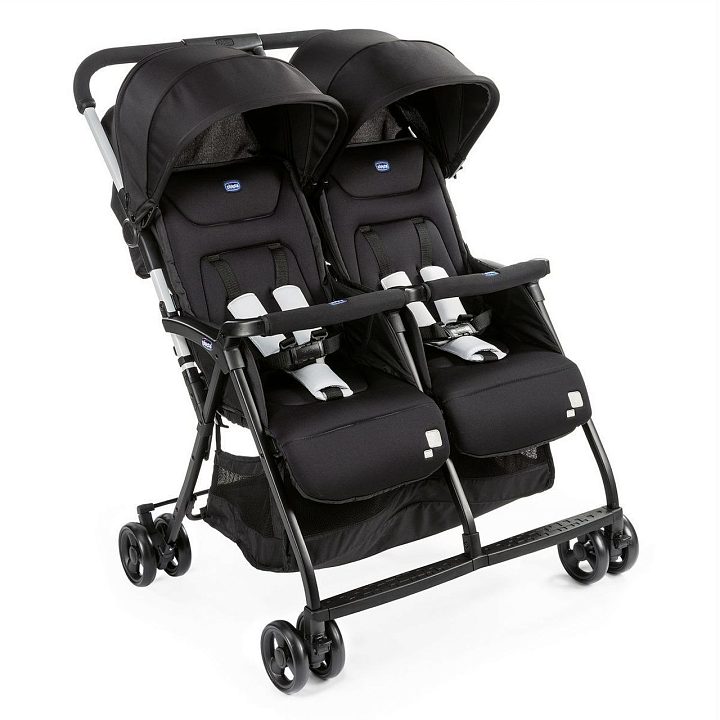 Детская прогулочная коляска для двойни Chicco Ohlala Twin — как выглядит в жизни