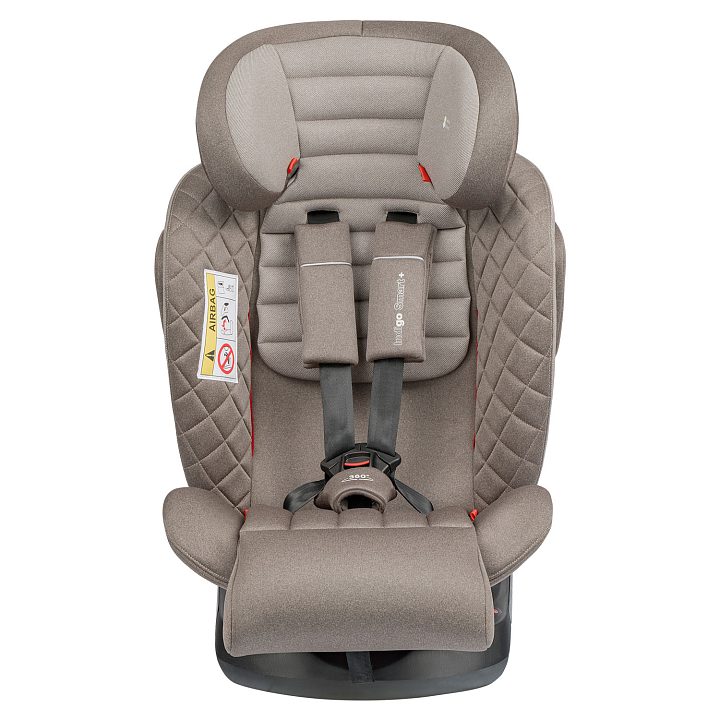 Детское автокресло Indigo Smart+ Isofix, капюшон, подножка — как выглядит в жизни