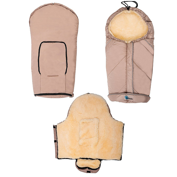 MT2003-LP Зимний конверт Altabebe Lambskin-Car Seat Bag фото 3