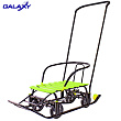 Снегомобиль Snow Galaxy Black Auto на больших мягких колесах - Фото