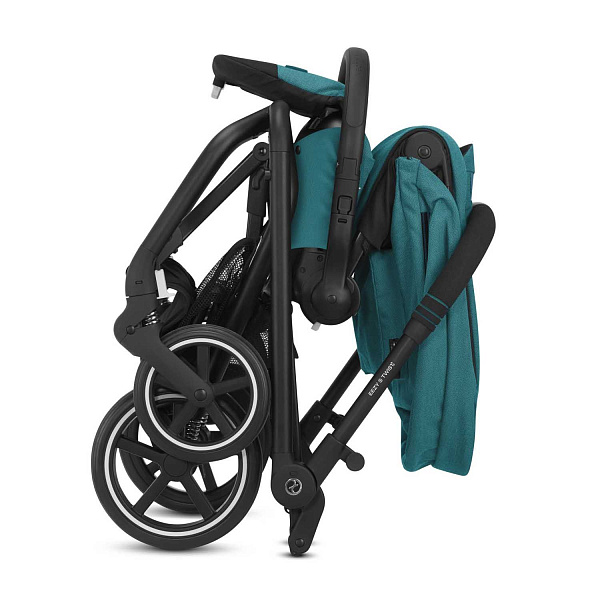 Детская прогулочная коляска Cybex Eezy S Twist Plus 2 на черной раме фото 2