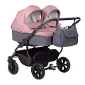 Детская коляска Indigo Charlotte Sity Duo 2 в 1 (Cs 07 (т.серый+т.розовый)
						
					) — Фото