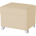 Пуфик с ящиком Micuna Foot Rest (Galaxy Beige / Ножки White) — Фото
