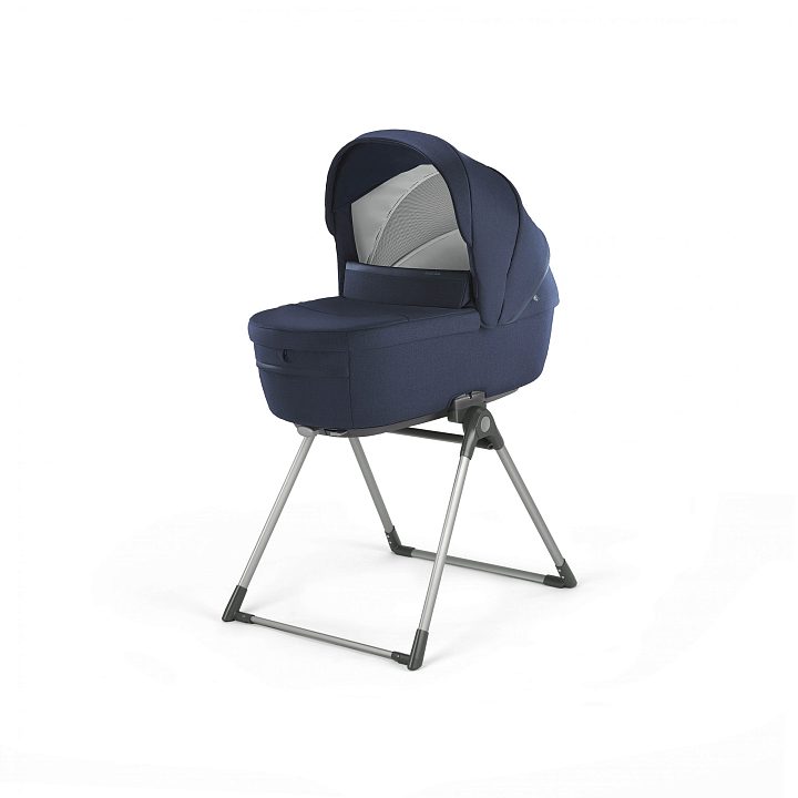 Детская коляска Inglesina Aptica System Quattro 4 в 1 на шасси Aptica Graphite Blue Navy — как выглядит в жизни