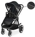 Детская прогулочная коляска Cybex Balios M (Lavastone Black
						
					) — Фото