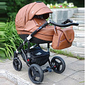 Детская коляска BeBe-Mobile Movo 2 в 1, эко-кожа (12S
						
					) — Фото