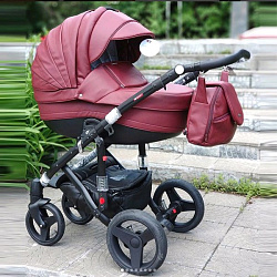 Детская коляска BeBe-Mobile Movo 2 в 1, эко-кожа