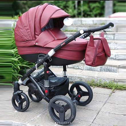 Детская коляска BeBe-Mobile Movo 2 в 1, экокожа