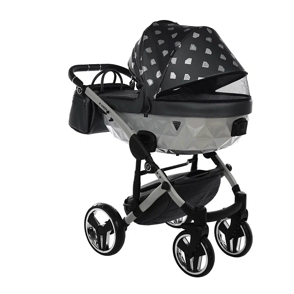 Детская коляска Junama Glow V2 3 в 1 на серебряной раме фото 5