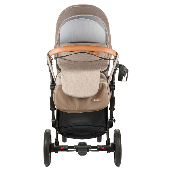 Детская коляска Nuovita Carro Sport 2 в 1, ткань+эко-кожа фото 3
