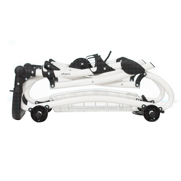 Детская коляска Indigo Indigo Special Plus 14 2 в 1 на белой раме фото 12