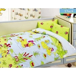 Комплект постельного белья Kidboo TM Ups Pups Уточки 3 предмета