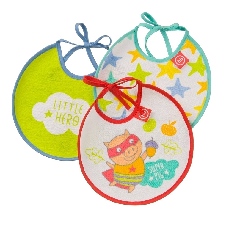 Набор нагрудников Happy Baby Terry Bibs (16007)