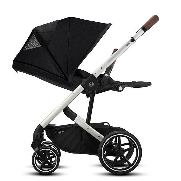 Детская прогулочная коляска Cybex Balios S Lux на серебряной раме фото 4