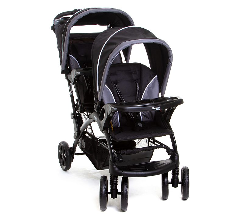 Детская прогулочная коляска для двойни Ramili Baby Twin ST — как выглядит в жизни