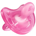 Пустышка Chicco Physio Soft силикон 0-6 мес. (Розовая 310410151) — Фото
