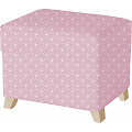 Пуфик с ящиком Micuna Foot Rest (Galaxy Pink / Ножки Natural) — Фото