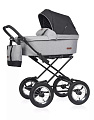 Детская коляска Riko Basic Bella Lux Classic 2 в 1 (02 серый
						
					) — Фото