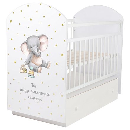 Детская кроватка Indigo My Sleepy, маятник/ящик