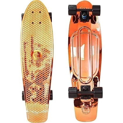 Скейтборд RT Y-Scoo Big Fishskateboard metallic 27" с сумкой арт. 402H, 68,6х19