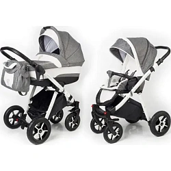Детская коляска Esspero Newborn Lux 2 в 1, шасси White