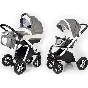 Детская коляска Esspero Newborn Lux 2 в 1, шасси White