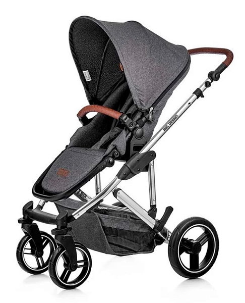 Детская коляска ABC-Design Catania 4 2023 2 в 1 на серебряной раме фото 8