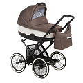 Детская коляска Jedo Classic Bartatina Alu Plus 2 в 1 (XL50 black
						
					) — Фото