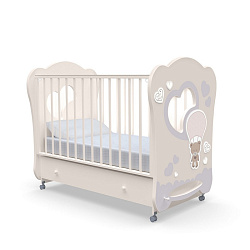 Детская кроватка Nuovita Stanzione Cute Bear Swing, поперечный маятник